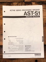Yamaha AST-S1 Speaker  Service Manual *Original*