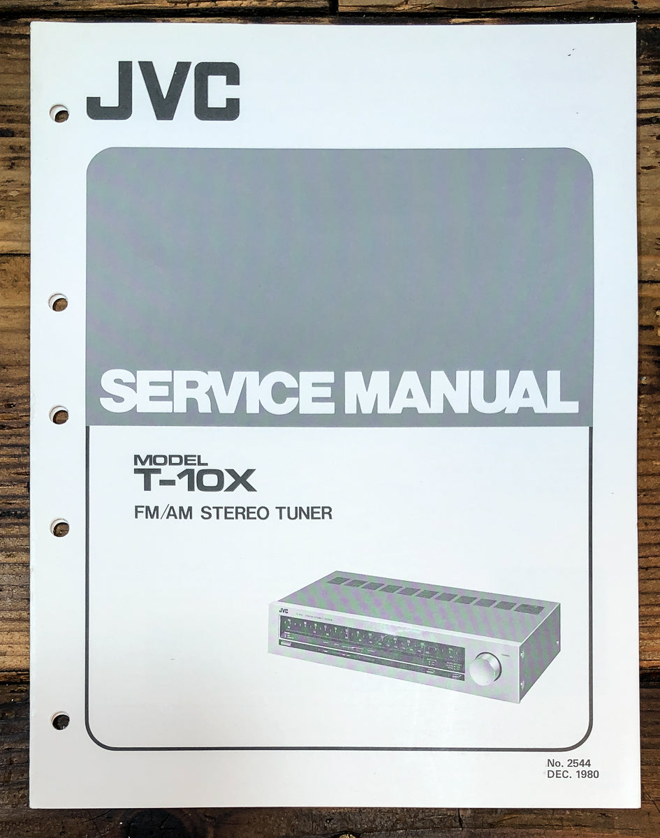 JVC T-10X Tuner Service Manual *Original*