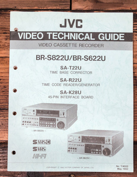 JVC BR-S822U -S622U VCR Service Manual *Original*