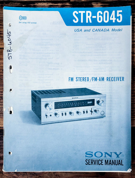 Sony STR-6045 Receiver  Service Manual *Original*