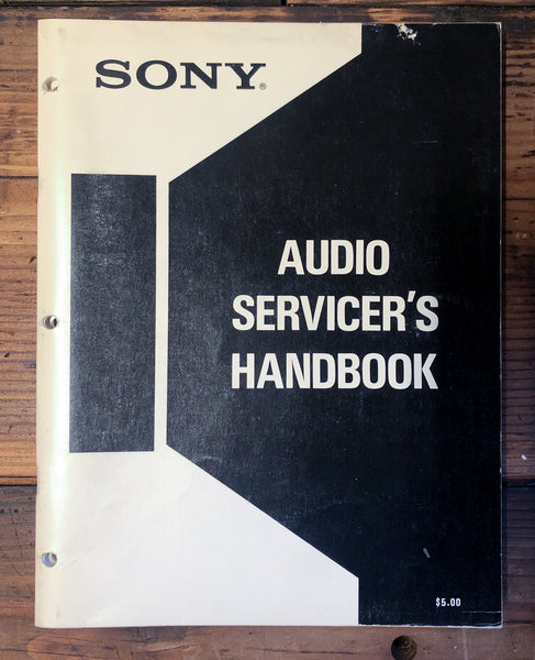 Sony Audio Servicer's Handbook HiFi 41 pg Service Manual *Original*