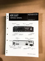 Kenwood KR-A47 Receiver Service Manual *Original*