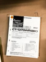 Pioneer CT-137 OWR Cassette Service Manual *Original*