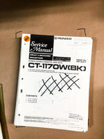 Pioneer CT-117 OW Cassette Service Manual *Original*