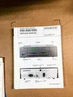 Kenwood KM-896 / KM-996 Amplifier Service Manual *Original*