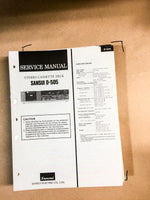 Sansui D-505 Cassette Deck Service Manual *Original*