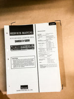 Sansui D-505R Cassette Deck Service Manual *Original*
