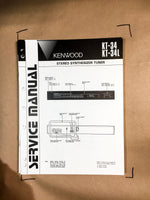 Kenwood KT-34 Tuner Service Manual *Original*