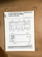 Kenwood X-SE7 / SE9 Cassette Service Manual *Original*