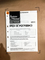 Pioneer PD-X707 CD Player Service Manual *Original*