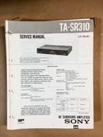Sony TA-SR310 Amplifier Service Manual *Original*