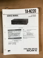 Sony TA-N220 Amplifier Service Manual *Original*