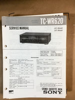 Sony TC-WR620 Service Manual *Original*