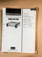 Sansui SM-X500 Power Amplifier Service Manual *Original*