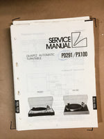 Luxman PD291 / PX100 Turntable Service Manual *Original*