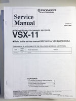 Pioneer VSX-11 Receiver Service Manual *Original*