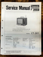 Panasonic CT-301 TV / Television  Service Manual *Original*