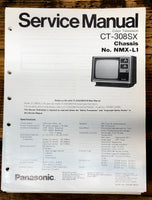 Panasonic CT-308SX NMX-L1 TV / Television  Service Manual *Original*