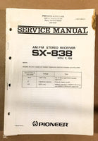 Pioneer SX-838 Receiver  Service Manual *Original* #2