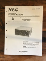 NEC DP-1200S Projector Service Manual *Original*