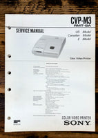 Sony CVP-M3 Video Printer  Service Manual *Original*