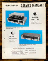Sharp SG-174U Radio / Stereo System Service Manual *Original*