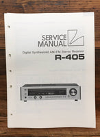 Luxman R-405 Receiver  Service Manual *Original*