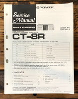 Pioneer CT-8R Cassette Service Manual *Original*