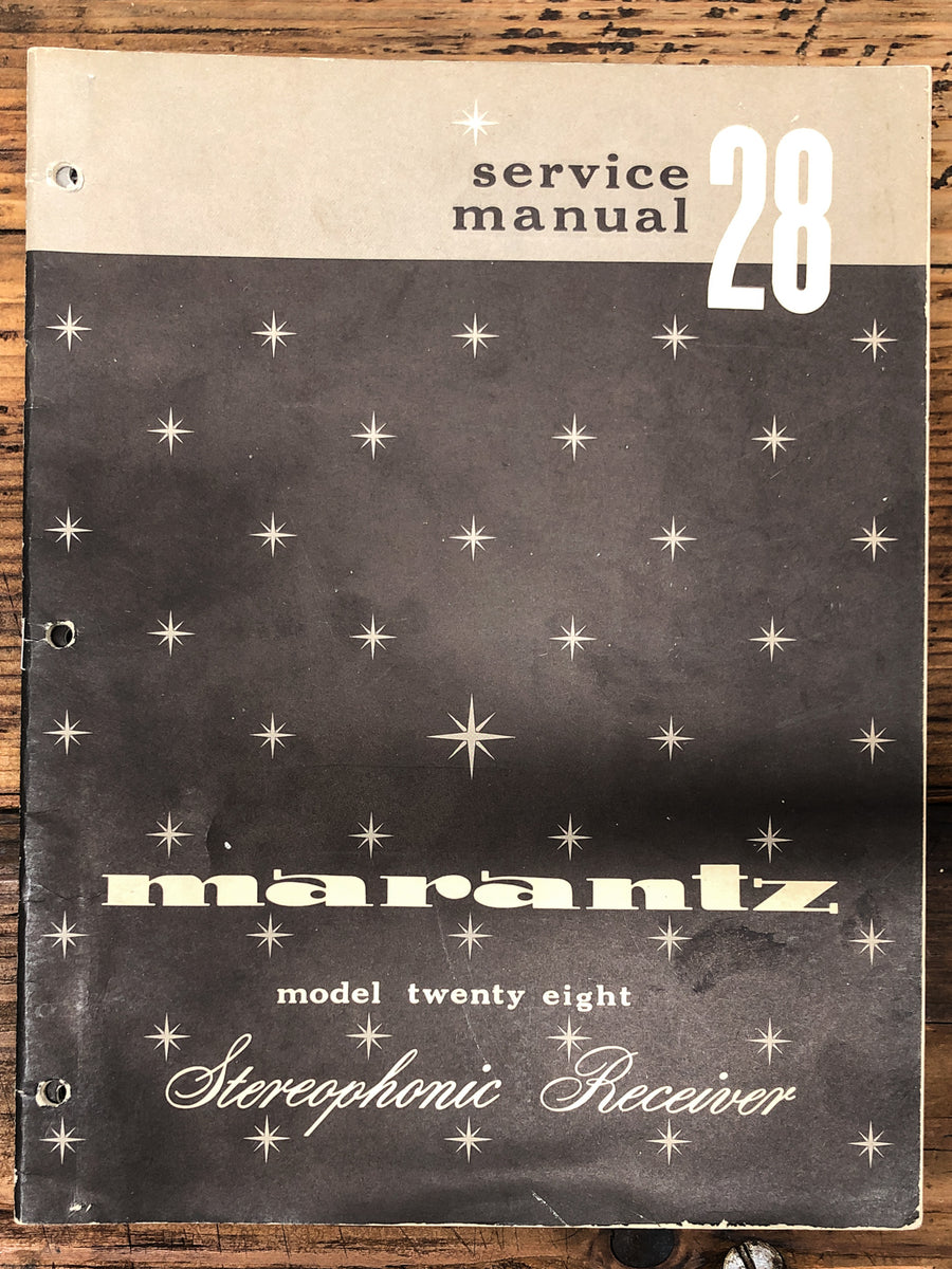 Receiver Service Manual *Original* – Vintage Audio Store - Vintage ...