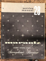 Marantz Model 28 Receiver  Service Manual *Original* #1