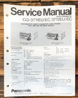 Panasonic CQ-3711EU EC -3712EU EC Car Stereo  Service Manual *Original*