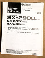 Pioneer SX-2900 SX-2800 SX-240 Receiver Service Manual *Original*