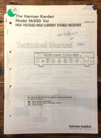 Harman Kardon HK550Vxi 550 Vxi  Service Manual *Original*