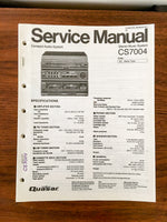 Quasar / Technics CS7004 CS-7004 Stereo Service Manual *Original*