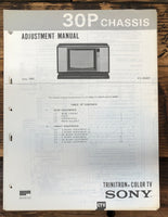 Sony Alpha Alpha 1 Chassis KV-1945R TV  Adjustment Manual *Original*