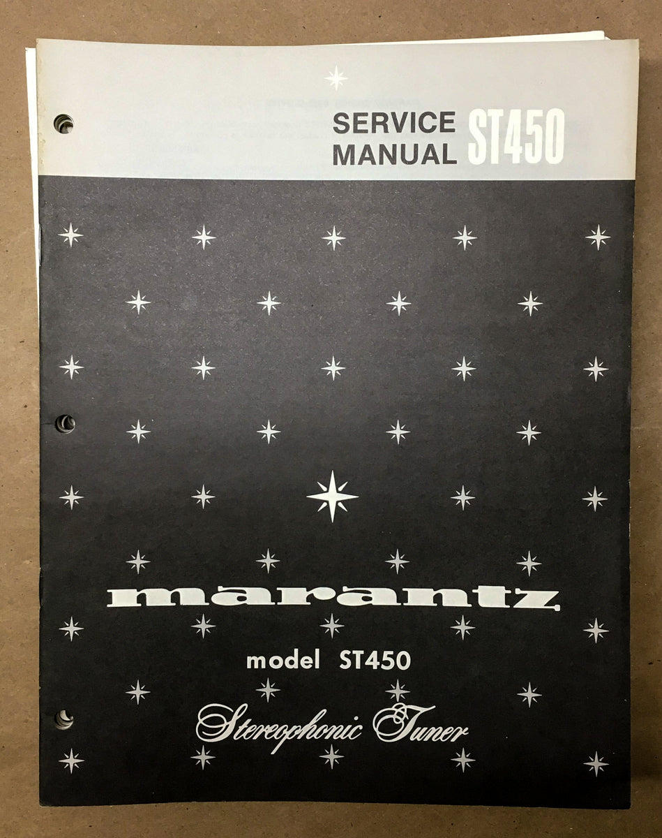Marantz ST-450 ST-450 Tuner Service Manual *Original*
