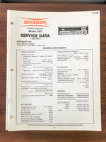 Superscope Model360 Receiver Service Manual *Original*