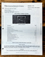 Magnavox MX1424 Amplifier  Service Manual *Original*