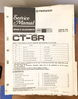 Pioneer CT-6R Cassette  Service Manual *Original* #3