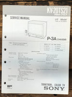 Sony KV-20TS21 TV  Service Manual *Original*