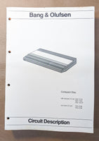 Bang Olufsen B&O Beogram CD   Circuit Description Manual *Original*