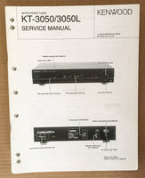 Kenwood KT-3050 3050L Tuner Service Manual *Original*