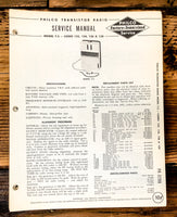 Philco Ford T-3 Codes 132 134 136 138 Radio Service Manual *Original*