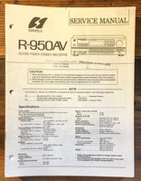 Sansui R-950AV R-950 AV Receiver Service Manual *Original*