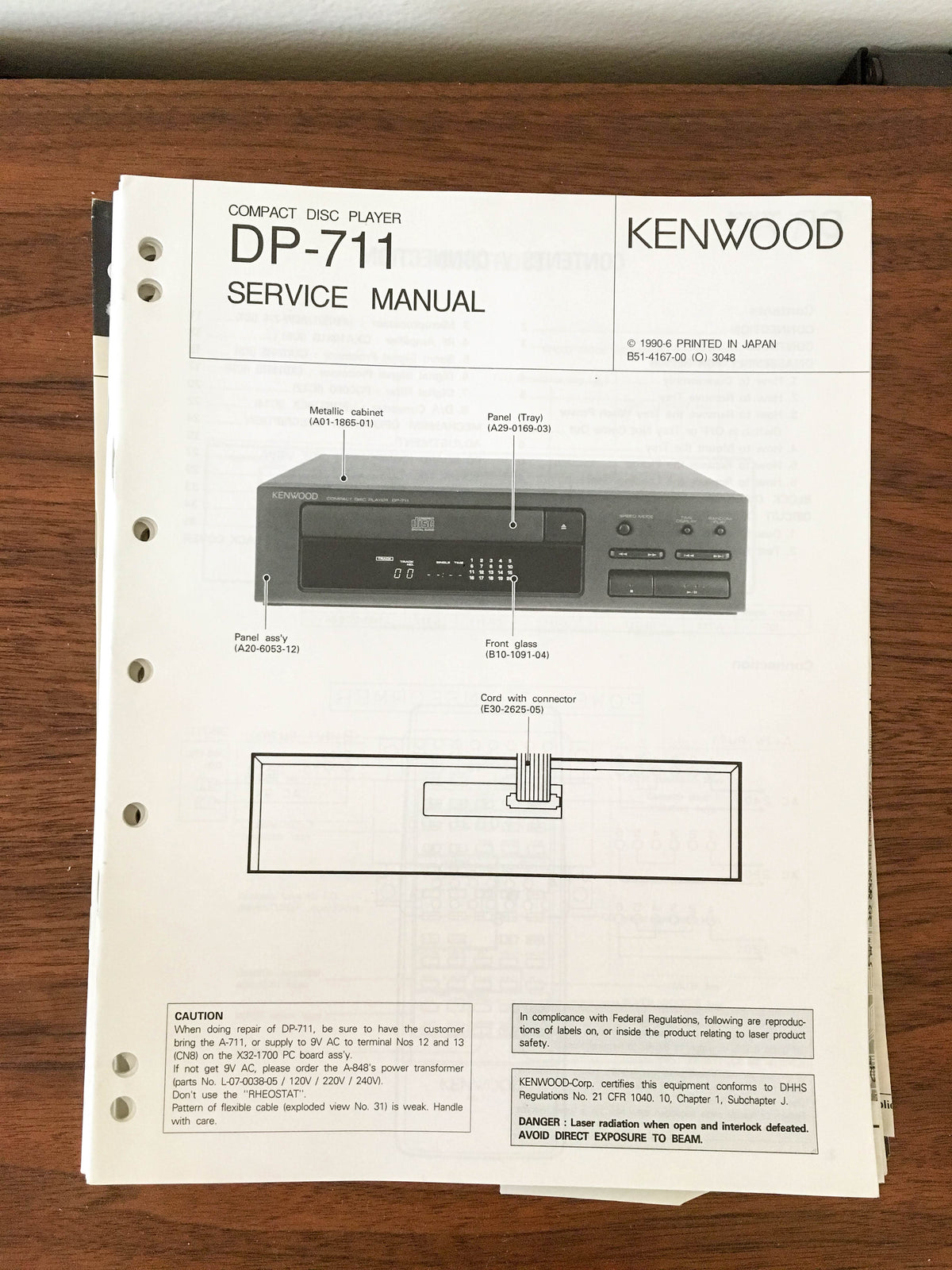 Kenwood DP-711  Service Manual *Original*