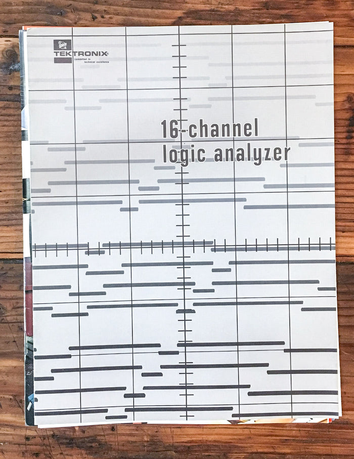Tekronix LA 501 Logic Analyzer  5 pg Dealer Brochure *Original*