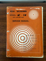 Akai X-IV Tape Recorder Service Manual *Original*