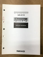 Nikko NR-515 Receiver Service Manual *Original*