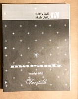 Marantz Model 6170 Record Player / Turntable Service Manual *Original*