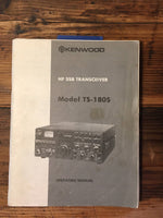 Kenwood TS-180S HF Transceiver User / Owners Manual *Original*